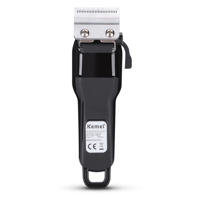 Tông đơ cắt tóc Kemei KM -1990 chuyên nghiệp, Tăng đơ cắt tóc Pin Lithium 2000mAh Dòng Cao Cấp Dùng Cho SaLon
