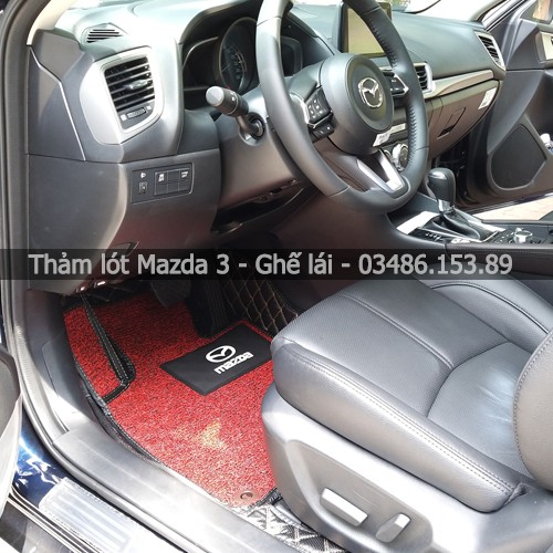 Thảm lót sàn ô tô 6D xe Mazda 3 mẫu mới nhất