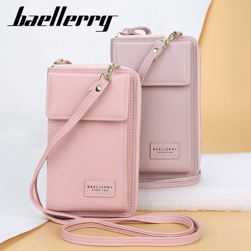 Baoellry ví điện thoại di động phiên bản Hàn Quốc của túi vải ledchee mini túi đeo vai nữ ví bán buôn