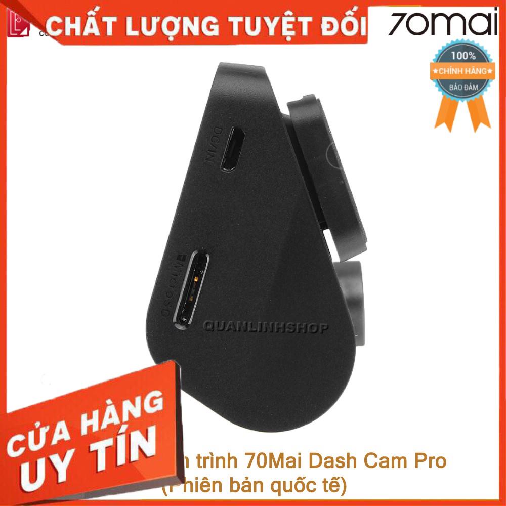 (giá khai trương) Camera hành trình 70mai Dash Camera Pro - phiên bản Quốc tế kèm modul GPS + thẻ nhớ