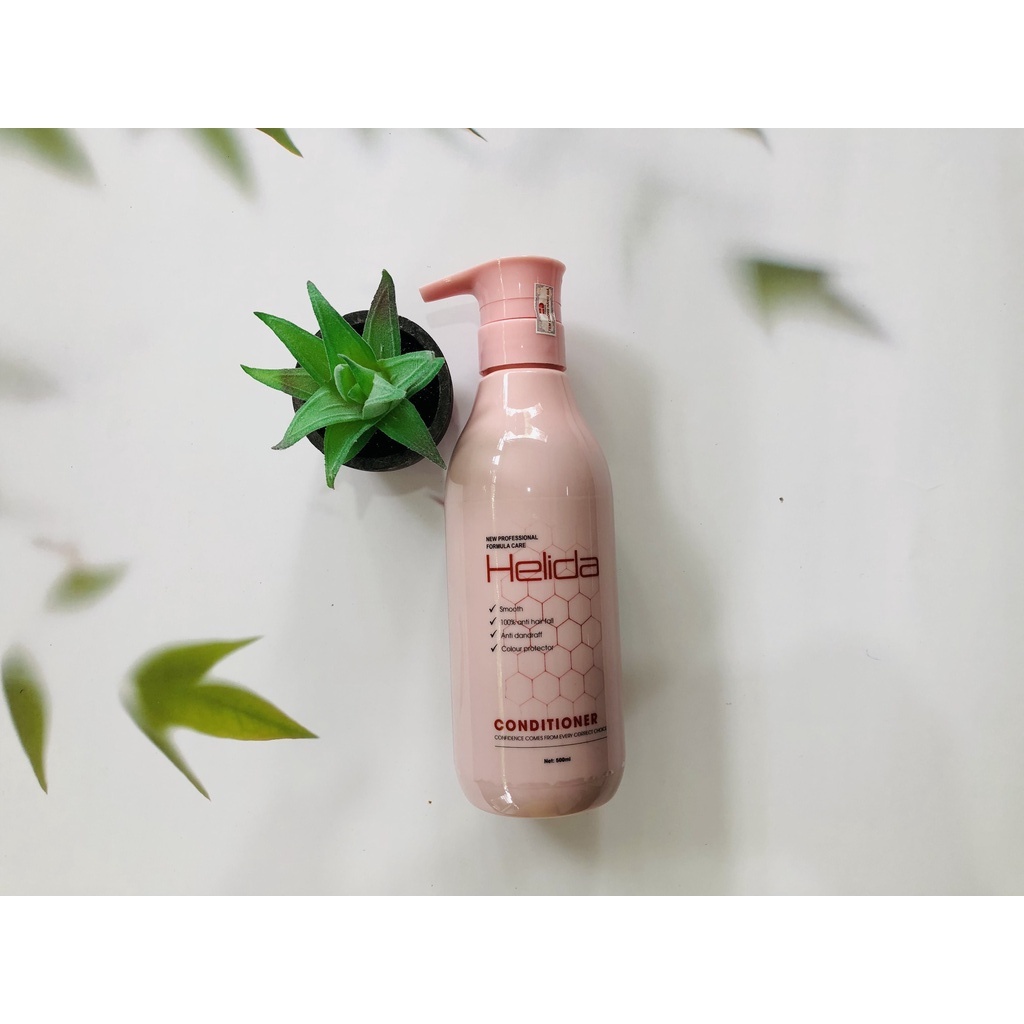 Cặp Dầu Gội HELIDA 500ML Giúp Tóc Mềm Mượt Khỏe Mạnh, Phục Hồi Tóc Hư Tổn Chính Hãng MP Nga Hà