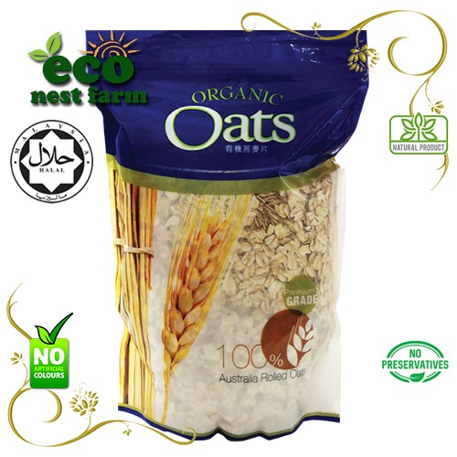 ORGANIC OAT PREMIUM GRADE Bột Yến Mạch Hữu Cơ Cao Cấp