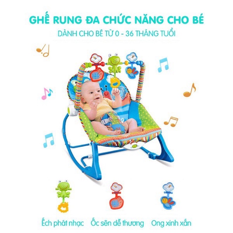 [HCM-GIÁ RẺ] Ghế rung cho bé 2 chế độ.