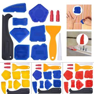 Bộ 12 dụng cụ hỗ trợ trét keo silicon / xi măng có thể tái sử dụng tiện lợi