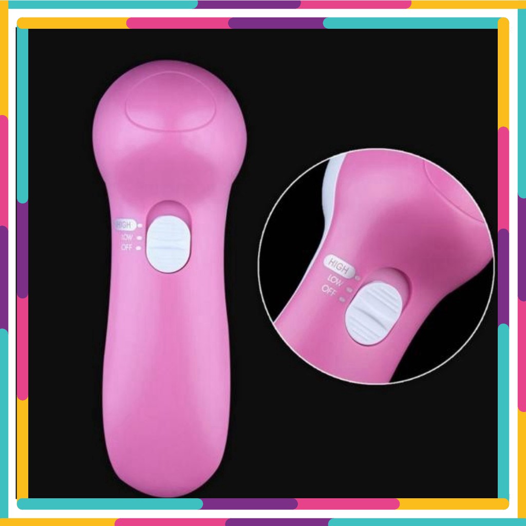 GO' 123' Máy massage rửa mặt 5 in 1 beauty care AE-8782 MỚI