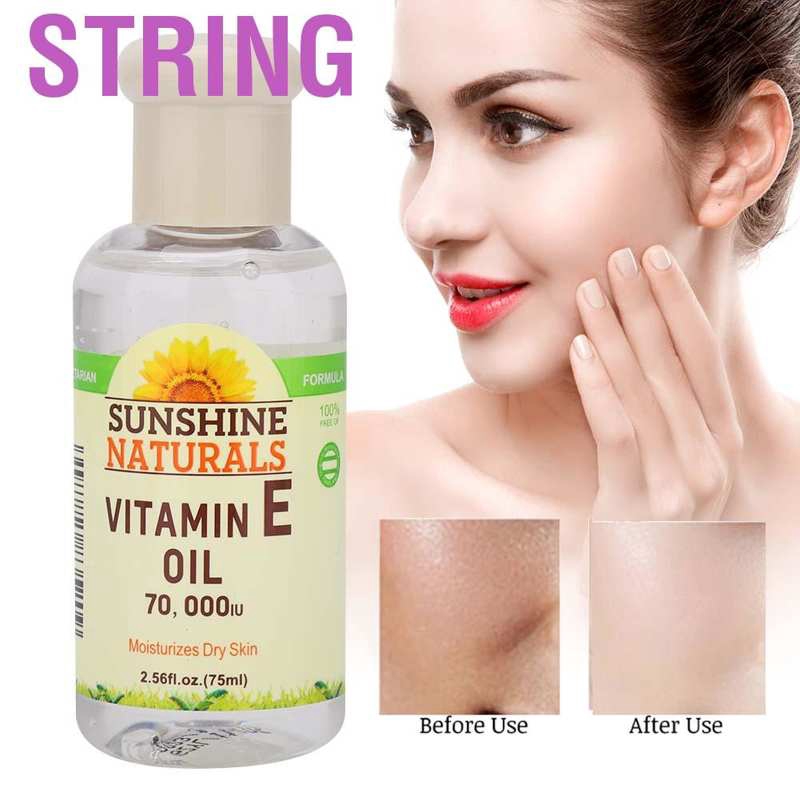 Tinh dầu dưỡng chứa Vitamin E làm ẩm và trắng da cung cấp dinh dưỡng 75ML (chai xanh lá dùng buổi sáng) | BigBuy360 - bigbuy360.vn