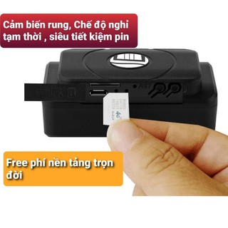 Thiết bị định vị Di Động GPS TK202B, Miễn phí Nền tảng trọn đời, Định vị đa Năng
