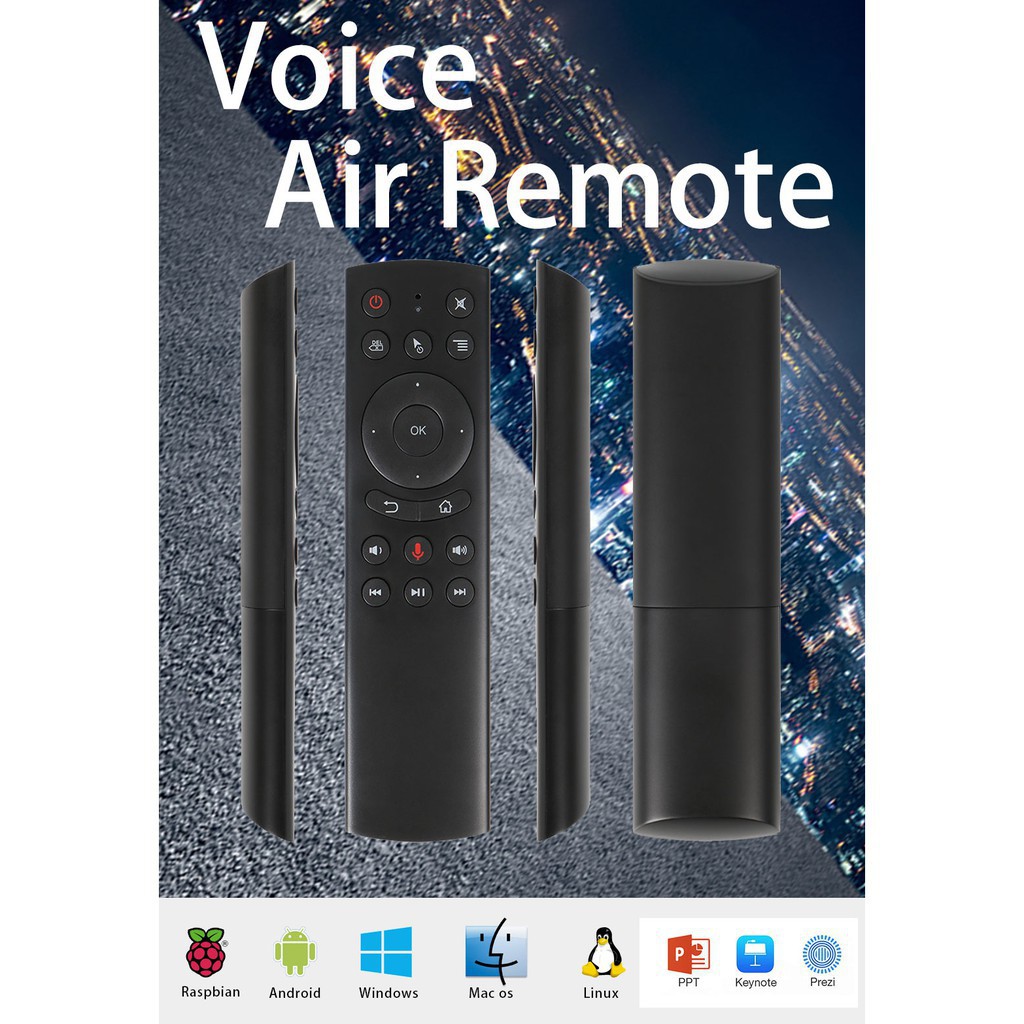 Điều khiển Chuột bay tìm kiếm giọng nói Air Mouse Remote Voice G20 / G20S - Tương thích Mibox 4K, Mibox S, KM6