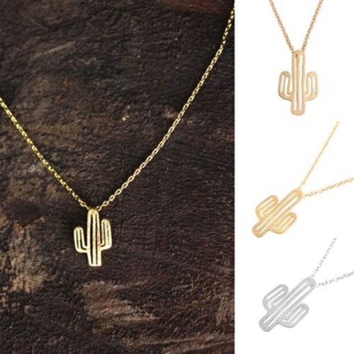 Dây Chuyền Hình Xương Rồng Thiết Kế Thanh Lịch