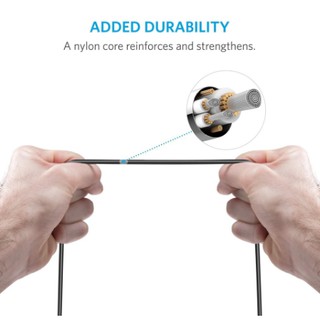 Cáp sạc ANKER MFI Lightning dài 0.9m dành cho iPhone - A7101