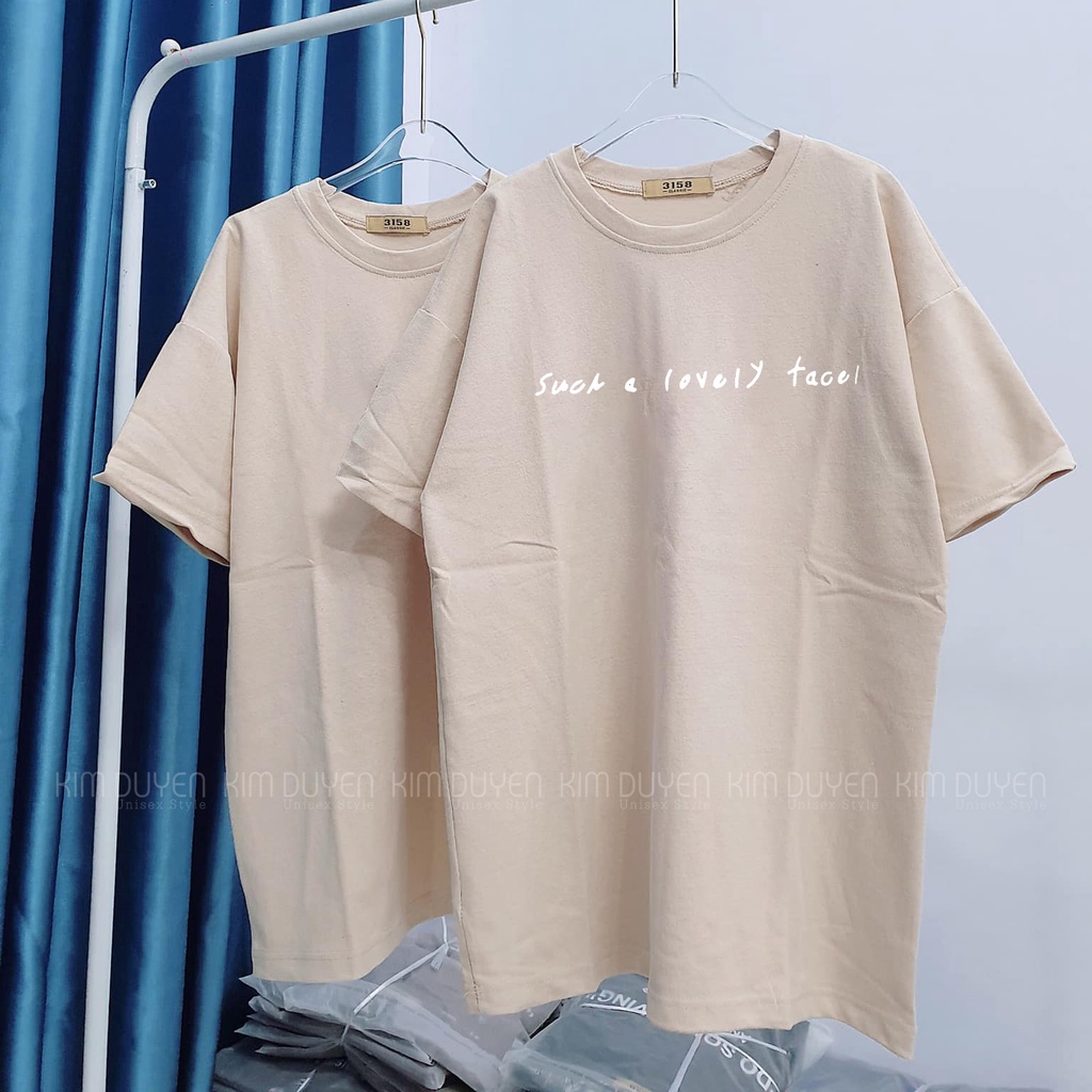 Áo Thun 3158 Suck A Lovely Áo Phông Trơn 3158 Form Rộng Tay Lỡ Dáng Oversize Nam Nữ Chất Vải Dày Dặn Mặc Mát Mẻ
