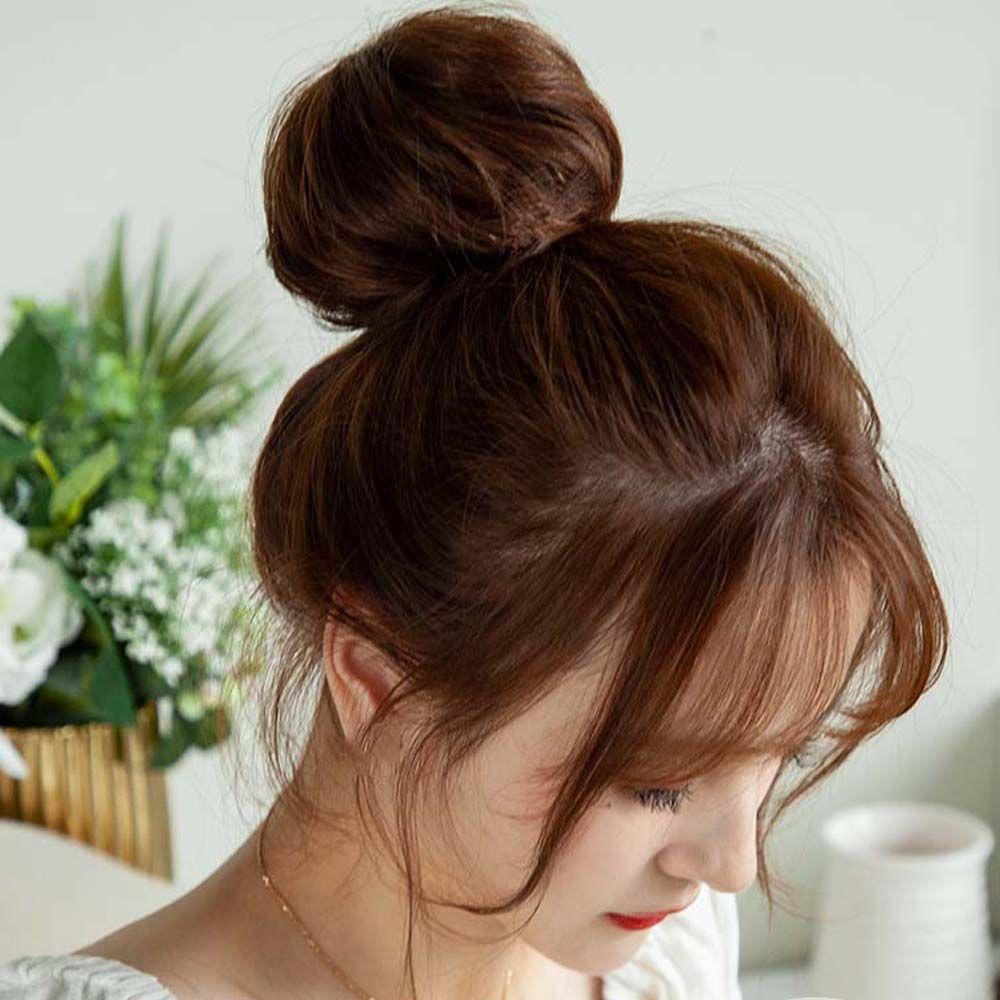 Back2life tổng hợp búi tóc đuôi ngựa tóc giả miếng tóc búi tóc giả miếng tóc bọc