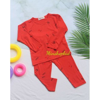 Bộ thun lạnh papa mama cho bé