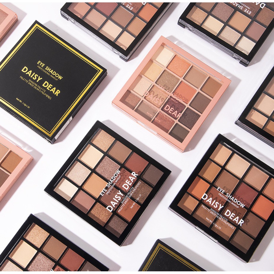 Phấn Mắt 16 Ô DAISYDEAR LX404 Tone Tây Kèm Cọ Chính Hãng Nội Địa | BigBuy360 - bigbuy360.vn