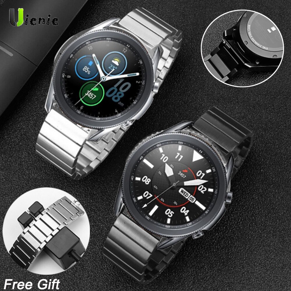 Dây Đeo Inox 2 / 22mm 20mm Cho Đồng Hồ Thông Minh Samsung Galaxy Watch 3 45mm 41mm