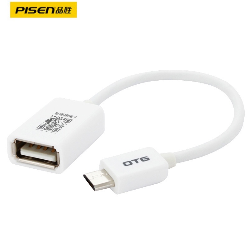 Cáp OTG Pisen chuyển đổi Micro USB sang USB chính hãng
