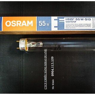 (SALE) Bóng đèn UV diệt khuẩn Osram HNS 55W G13