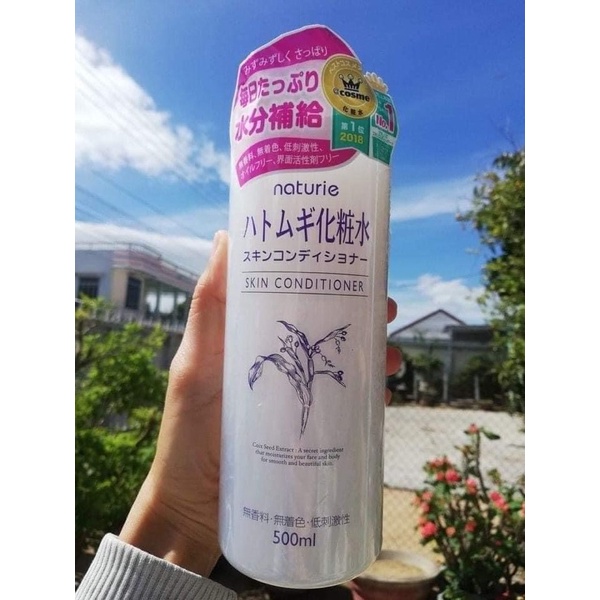 [Hàng_Nhật]  Nước hoa hồng Naturie Skin Conditioner Lotion Nhật Bản 500ml  (No.1 Cosme)