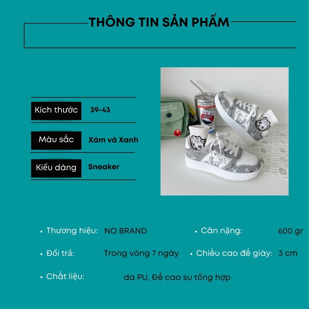 Giày Sneaker Nam TKTMS48 Giày Thể Thao Nam Chất Da Cao Cấp Phong Cách CuTe Phô Mai Que  TKT STORE Size (39-44)