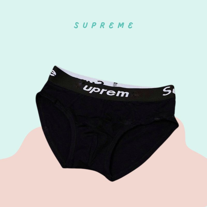 Quần lót nam tam giác Supreme cao cấp nhập khẩu, Cotton co giãn 4 chiều thoáng mát