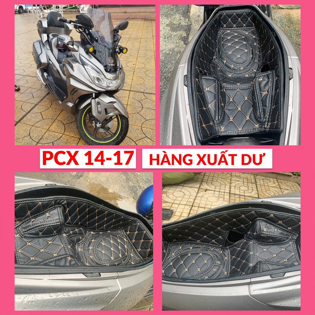 Lót Cốp Xe Honda PCX 2014-2017 - Hàng Gia Công Tại Xưởng Độ Bền Cao - Bảo Hành 1 Năm (Đường May, Lỗi Do Sản Xuất)
