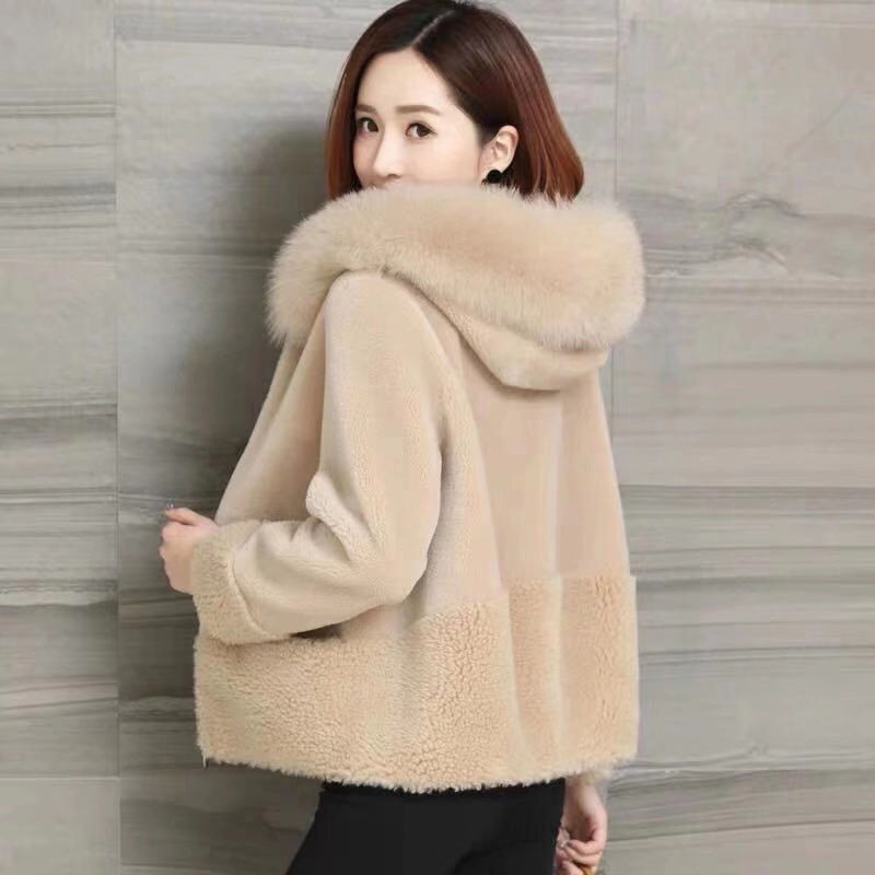 (TK012)Áo khoác lông màu sắc đơn trung tính mũ liền rộng ấm áp đón đông về siêu đẹp | BigBuy360 - bigbuy360.vn