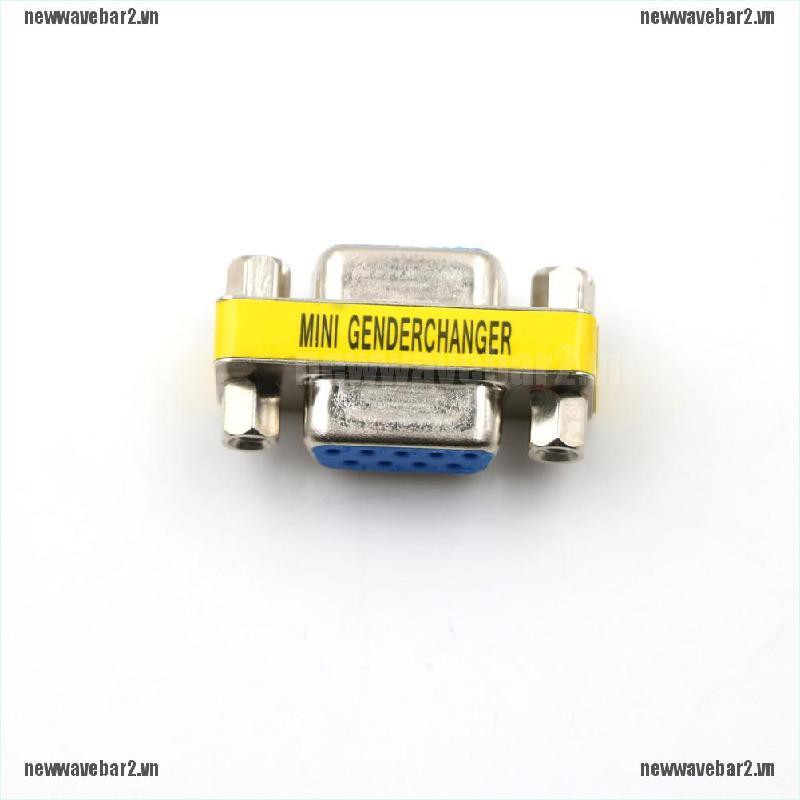 Bộ Chuyển Đổi 2 Rs-232 Db9 9-Pin Female Sang Female F / F