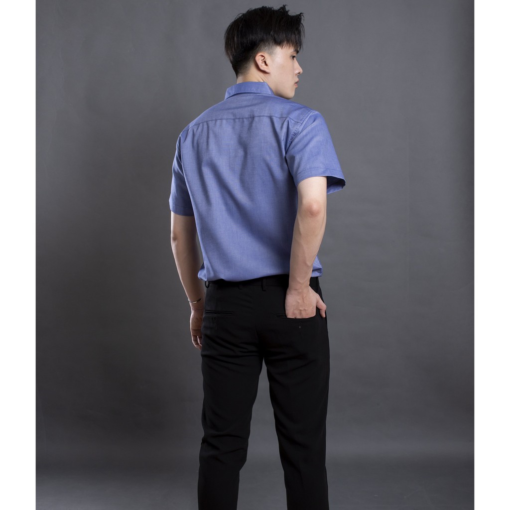 Áo sơ mi nam ngắn tay - 8054 -VẢI OXFORD CỰC CHUẨN | BigBuy360 - bigbuy360.vn
