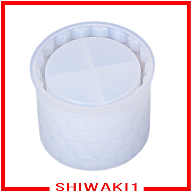 Khuôn Silicone Làm Chậu Hoa Nhựa Resin Mini