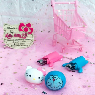 BẤM MÓNG TAY DORAEMON & HELLO KITTY