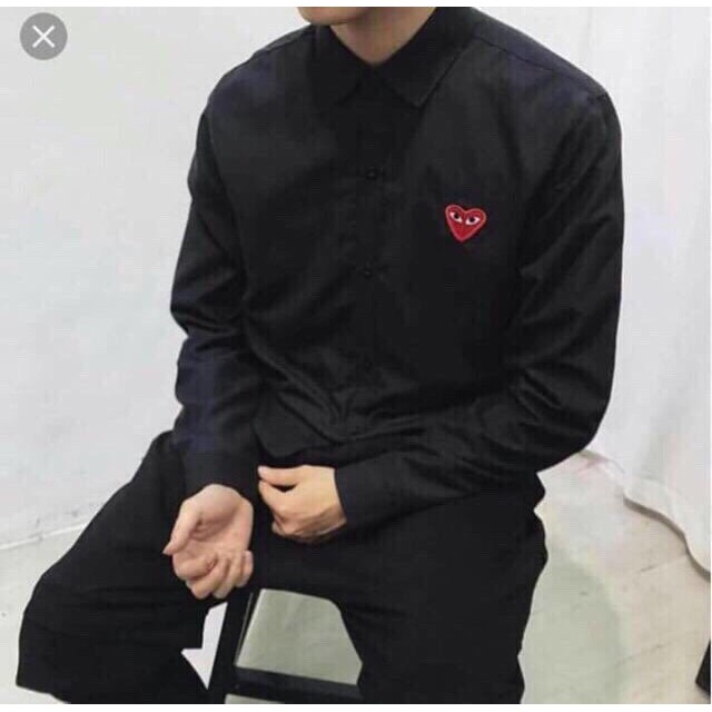 ÁO SƠ MI NAM NỮ THỜI TRANG CAO CẤP THÊU TRÁI TIM | BigBuy360 - bigbuy360.vn