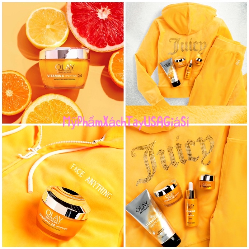 Kem chống lão hoá làm trắng da Olay Regenerist Vitamin C Peptide 24 48g USA