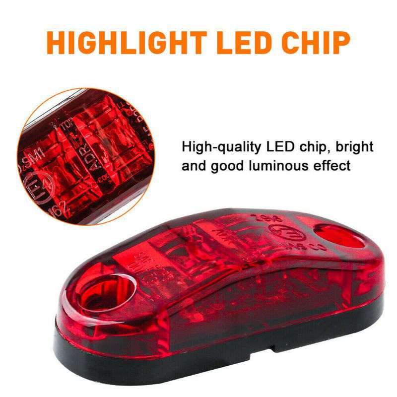 Đèn LED Tín Hiệu Siêu Sáng 12V 24V Gắn Đuôi Xe Tải