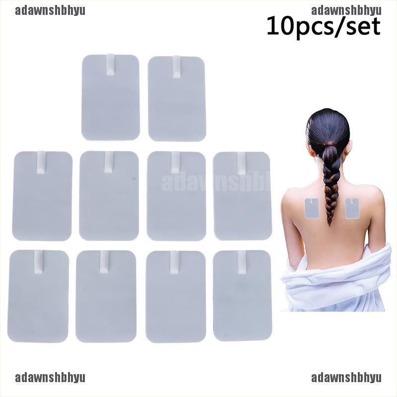Bộ 10 Miếng Đệm Điện Cực 6 * 9cm Cho Máy Massage Cơ Thể Có Thể Tái Sử Dụng