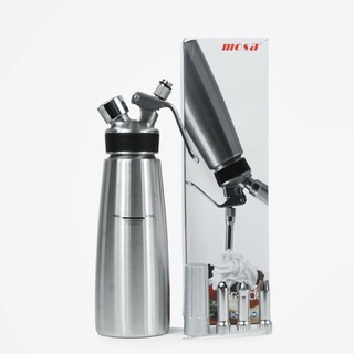 Bình Xịt Kem Tươi Mosa Inox 1L - Hàng Nhập Khẩu