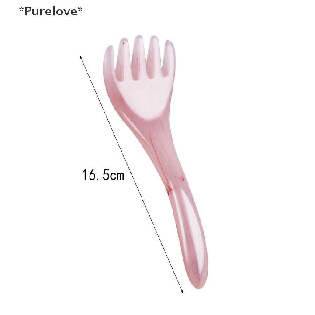 Lược Chải Tóc Mát Xa Bằng Nhựa Resin Sáp Ong Tinh Khiết