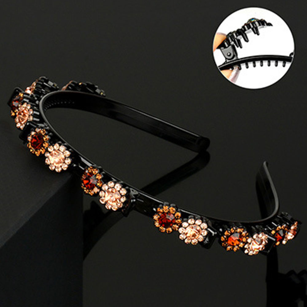 (Hàng Mới Về) Kẹp Tóc Dạng Tết Chống Trượt Phong Cách Hàn Quốc Cho Nữ