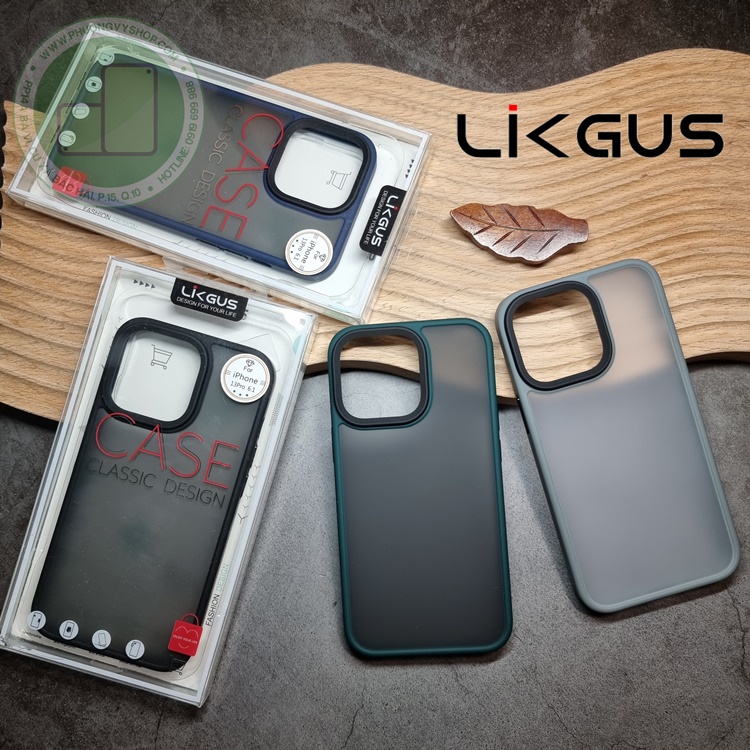 Ốp LIKGUS lưng mờ iPhone series (TUAN)