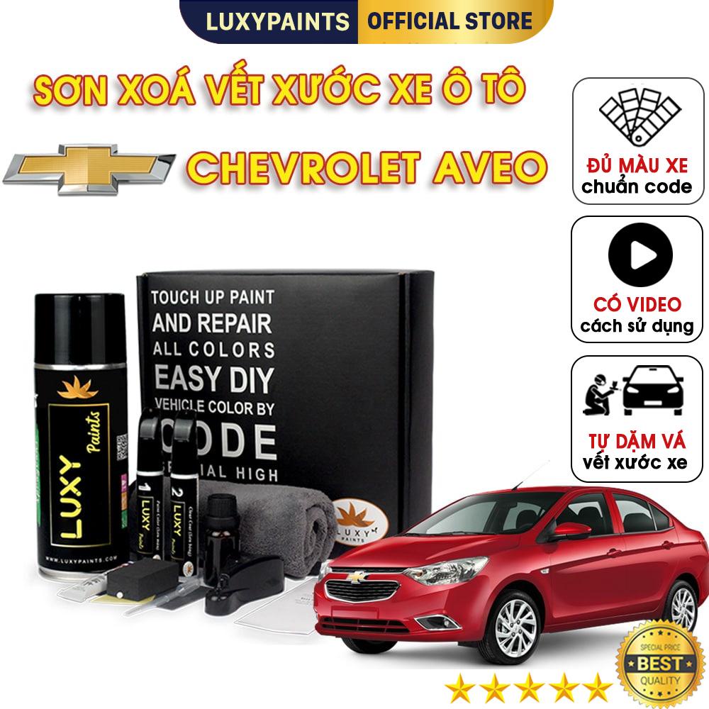 Sơn xóa vết xước xe ô tô Chevrolet Aveo LUXYPAINTS, màu chuẩn theo Code dễ sử dụng độ bền cao - LP01CHAV