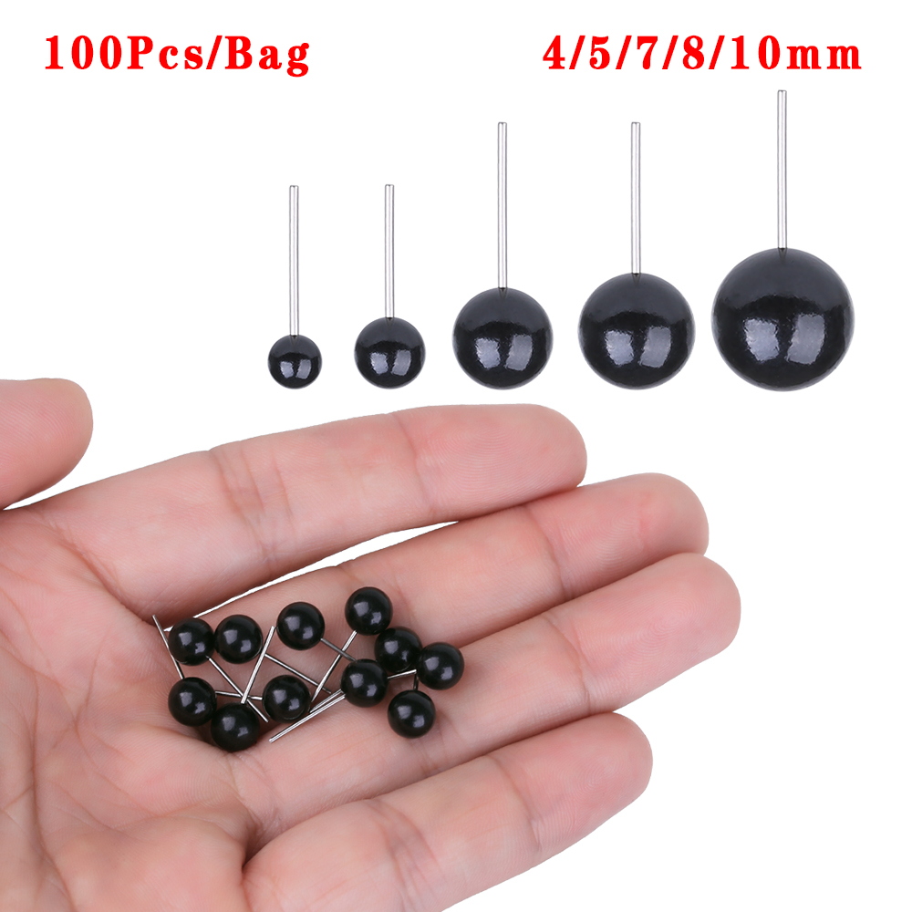 Set 100 Con Rối Nhựa Hình Động Vật Dễ Thương Cho Bé 4 / 5 / 7 / 8 / 10mm