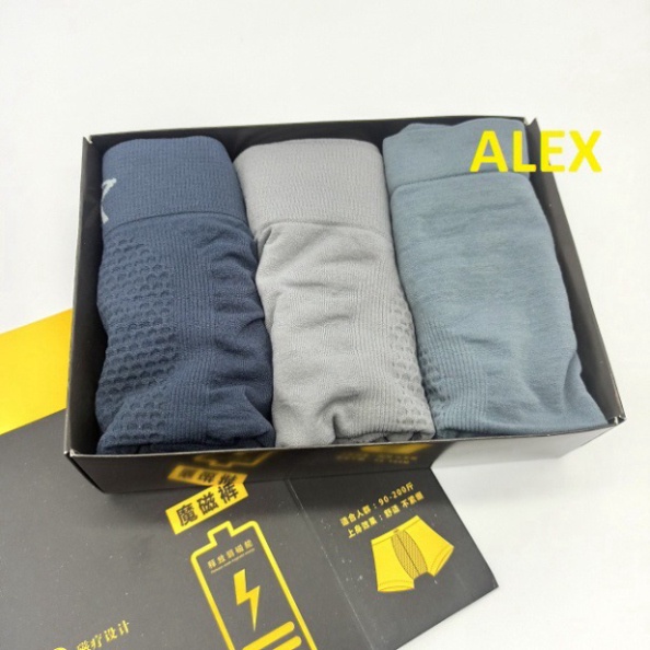 Quần sịp xì đùi nam Hộp 3 Quần cao cấp quần lót nam đùi co giãn 4 chiều 5D 55-73kg