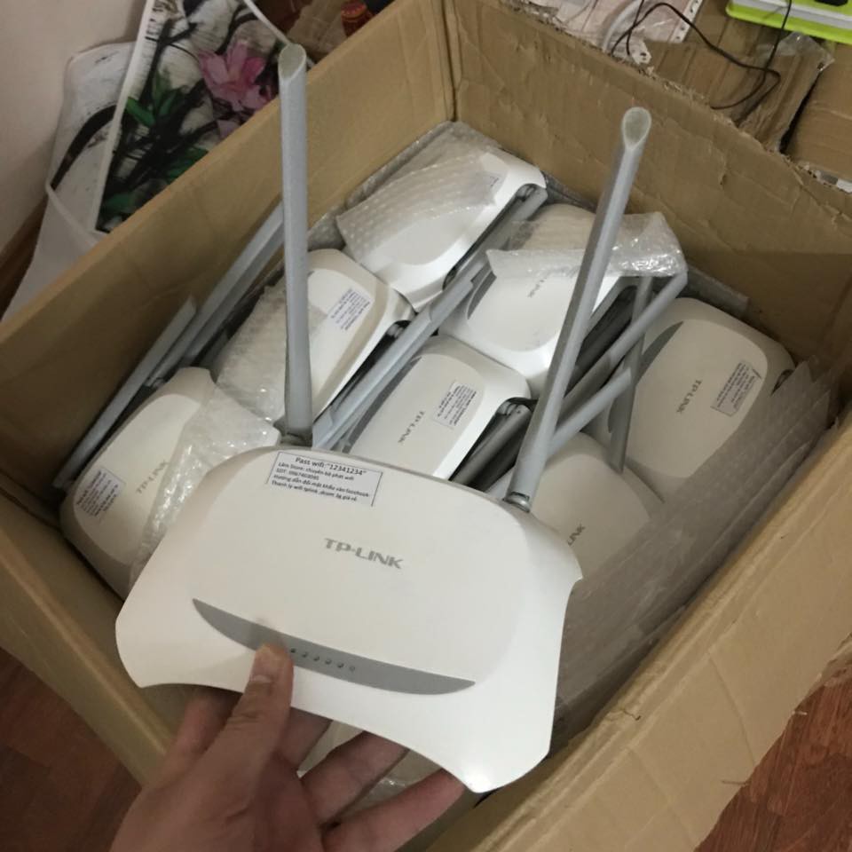 4 bộ phát wifi tplink 842n kèm 50m dây mạng 33