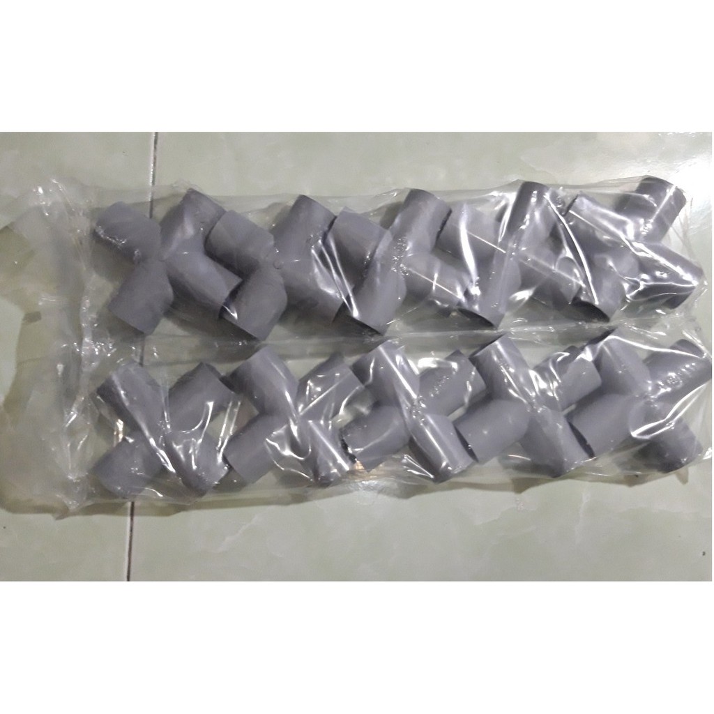 Chữ thập PVC phi 21, phi 27