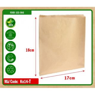 Combo 500 túi giấy thức ăn nhanh