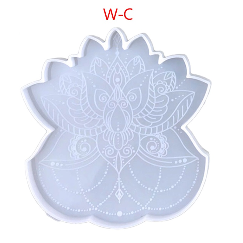 Sa Khuôn Silicon Làm Đế Lót Ly Hình Hoa Sen Độc Đáo
