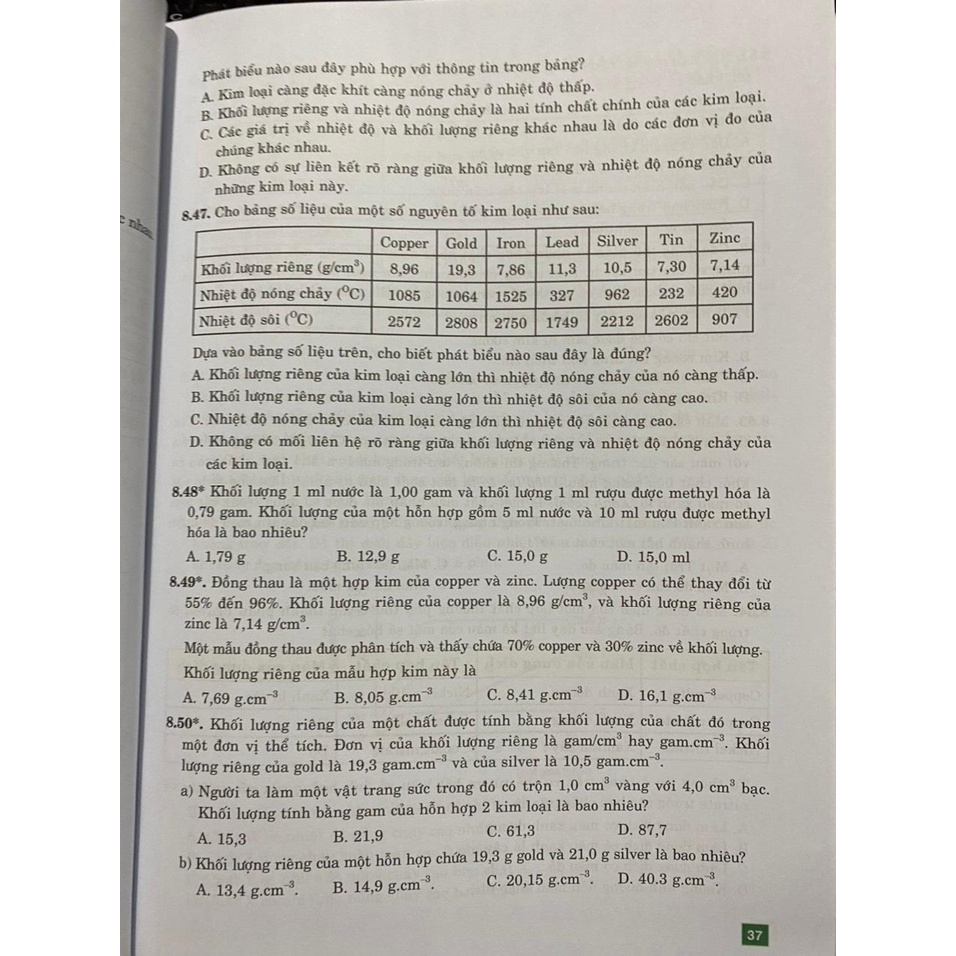 Sách - Bài tập cơ bản và nâng cao khoa học tự nhiên 6