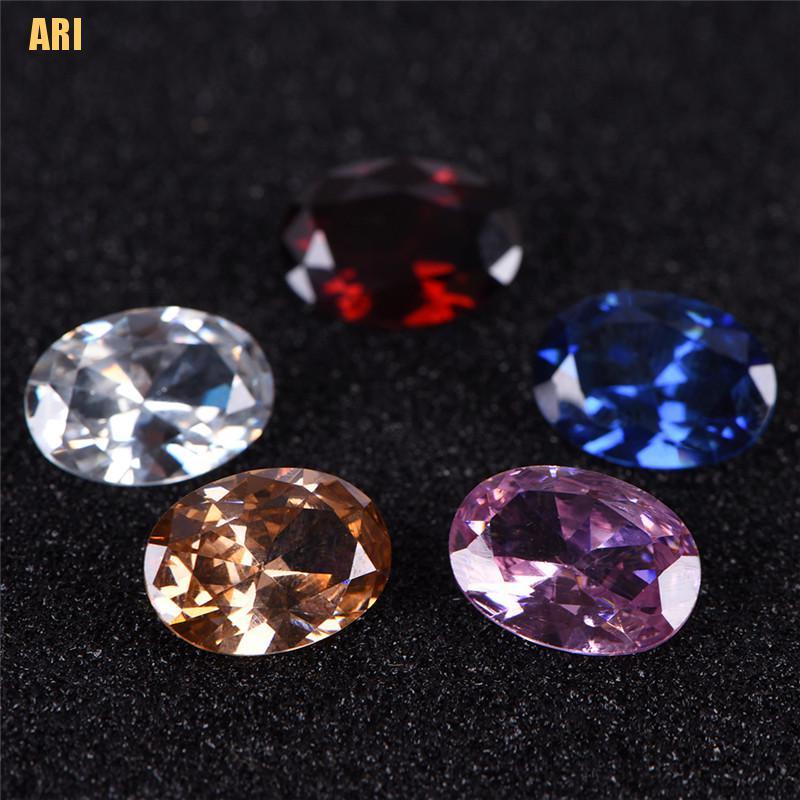 Đá Zircon Tự Nhiên Hình Oval Kích Thước 10X14Mm Dùng Làm Trang Sức Thủ Công