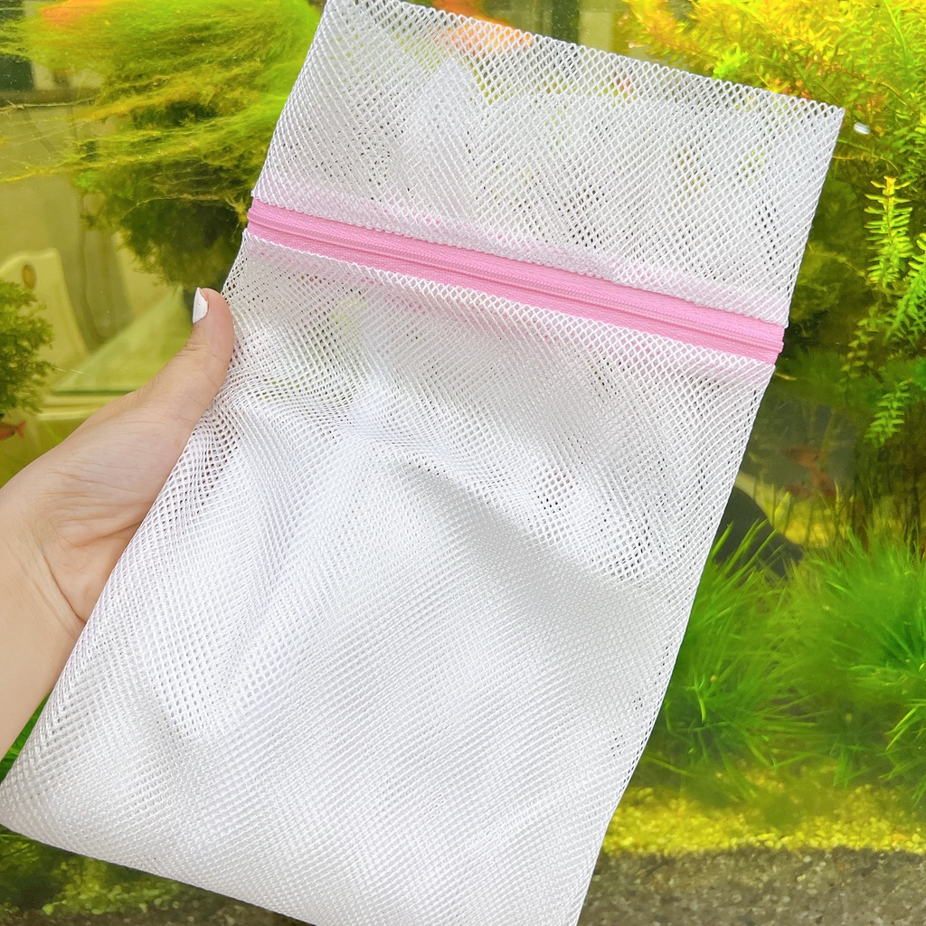 Túi Lưới Giặt Đựng Quần Áo, Đồ Lót Trong Máy Giặt Túi Lớn Size 35x50cm