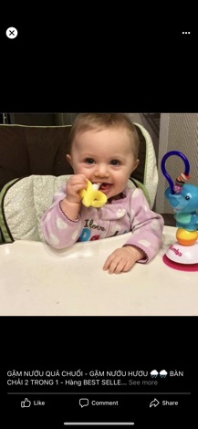 Gặm nướu hình quả chuối NUBY - ÚC