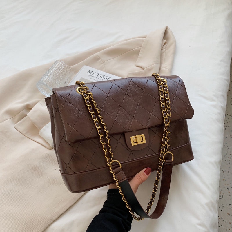 Túi đeo dưới cánh tay thời trang retro 2021